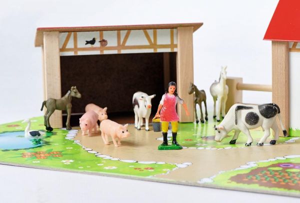Farma dřevěná s příslušenstvím Simba 36x51 cm